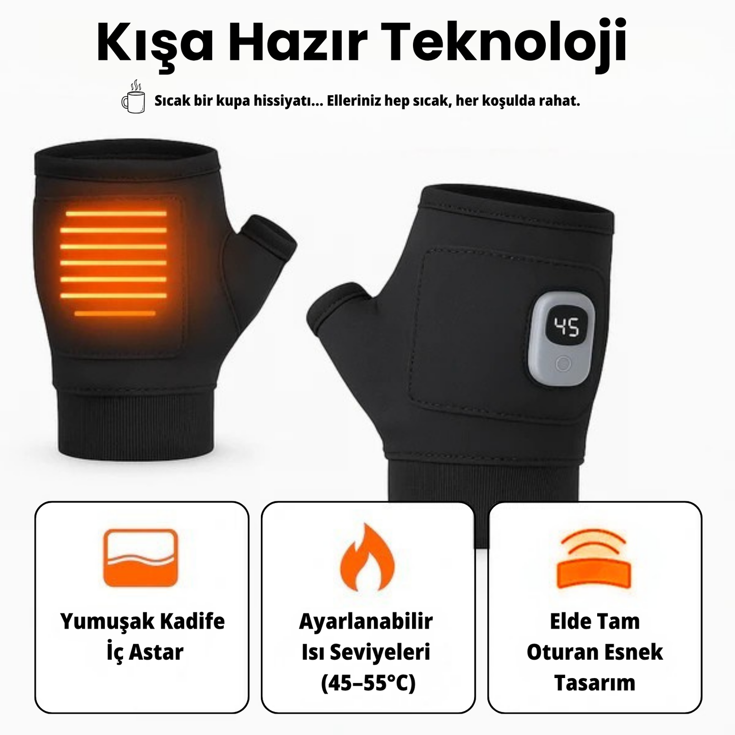 Palmis Isıtmalı Eldiven